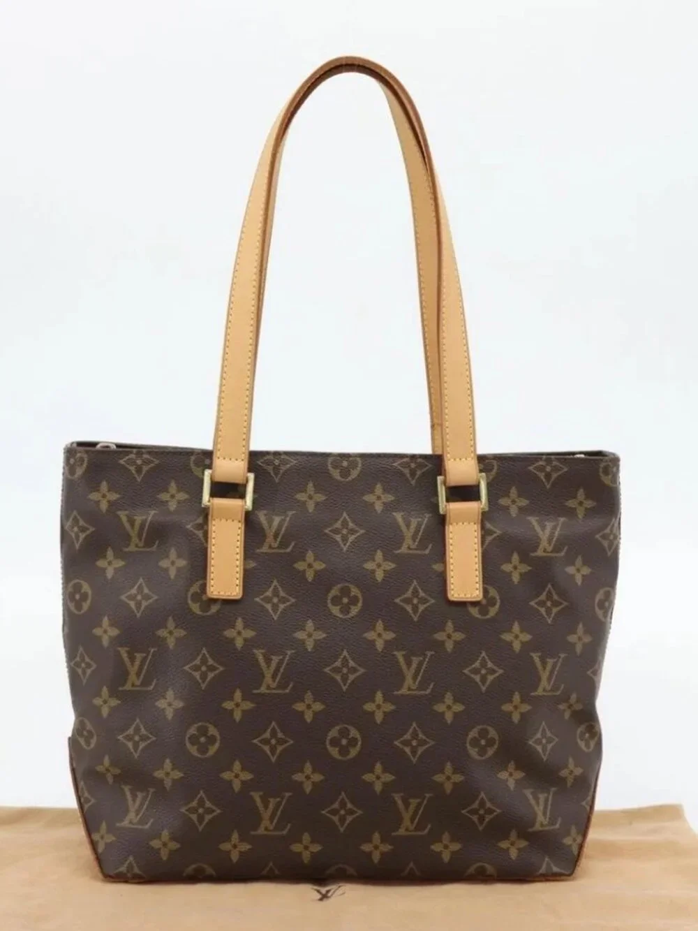 LOUIS VUITTON Monogram Cabas Piano Tote Bag M51148 LV Auth 180811SAV